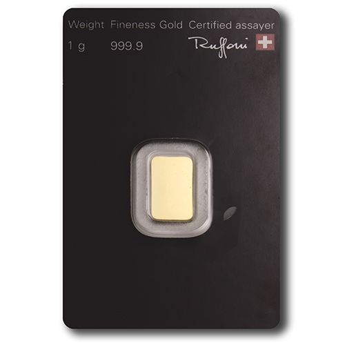 1 g Investment Gold Bar – Argor Heraeus