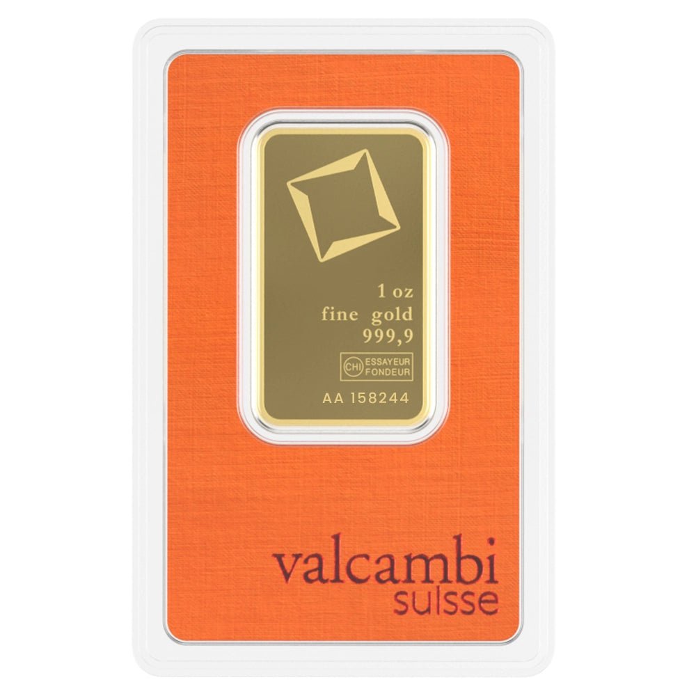 1 oz Investment Gold Bar – Valcambi