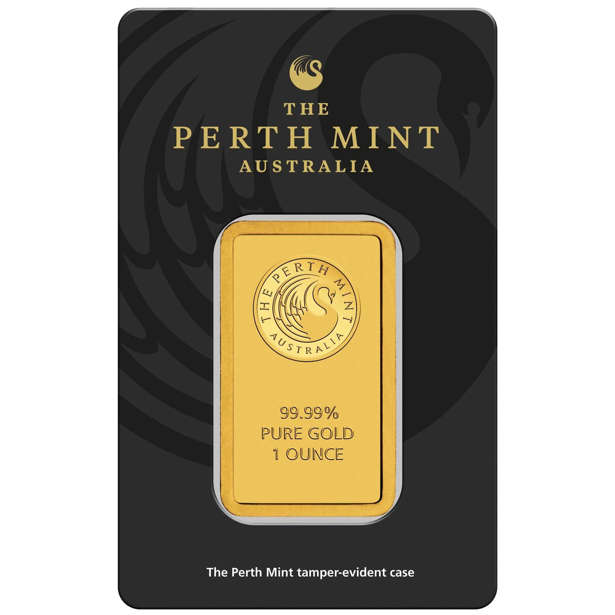 Investment Gold Bar 1 oz Perth Mint, Front side