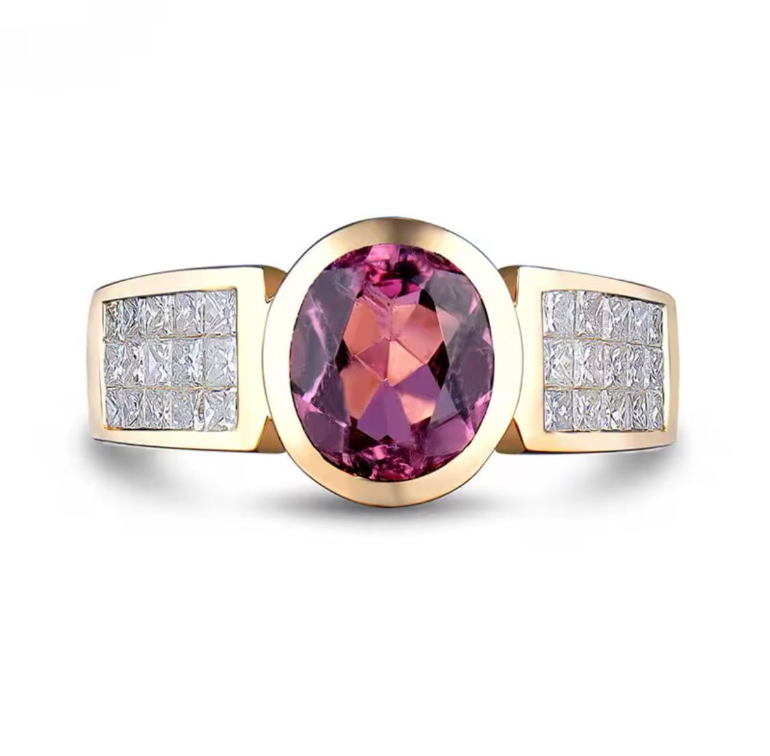 14kt Yellow Gold 1.60 ct Tourmaline Ring (Unisex)