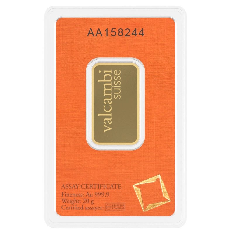 20 g Investment Gold Bar – Valcambi