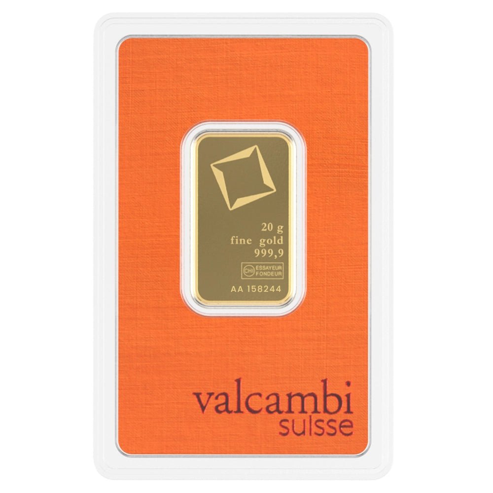 20 g Investment Gold Bar – Valcambi