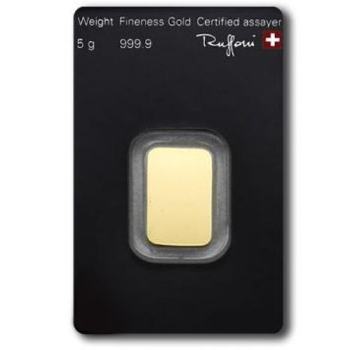 5 g Investment Gold Bar – Argor Heraeus