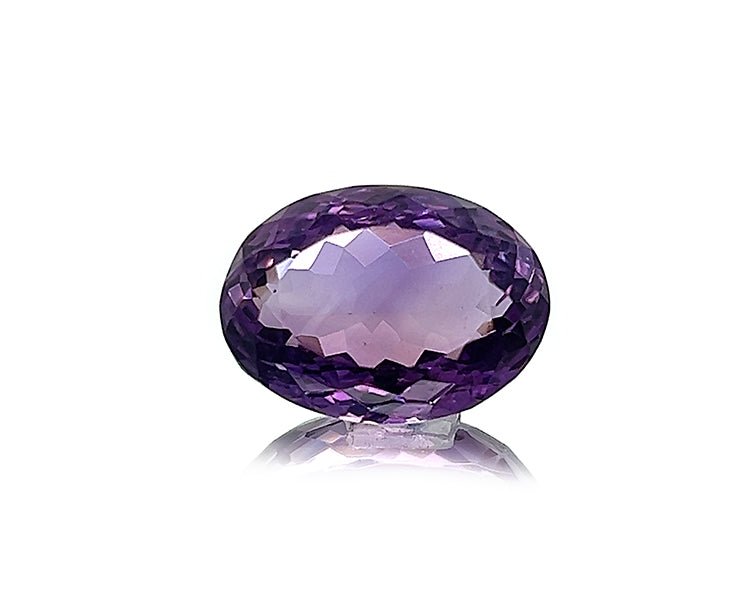 Natural Amethyst 15.59 ct – Purple, Oval Cut, Untreated, ČGL Certified