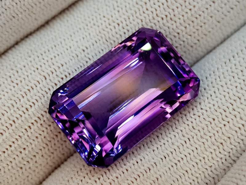 Natural Amethyst 27.65 ct – Purple, Cushion Cut, Untreated