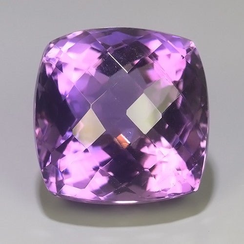 Natural Amethyst 30.00 ct – Purple, Cushion Cut, Untreated, Bolivia