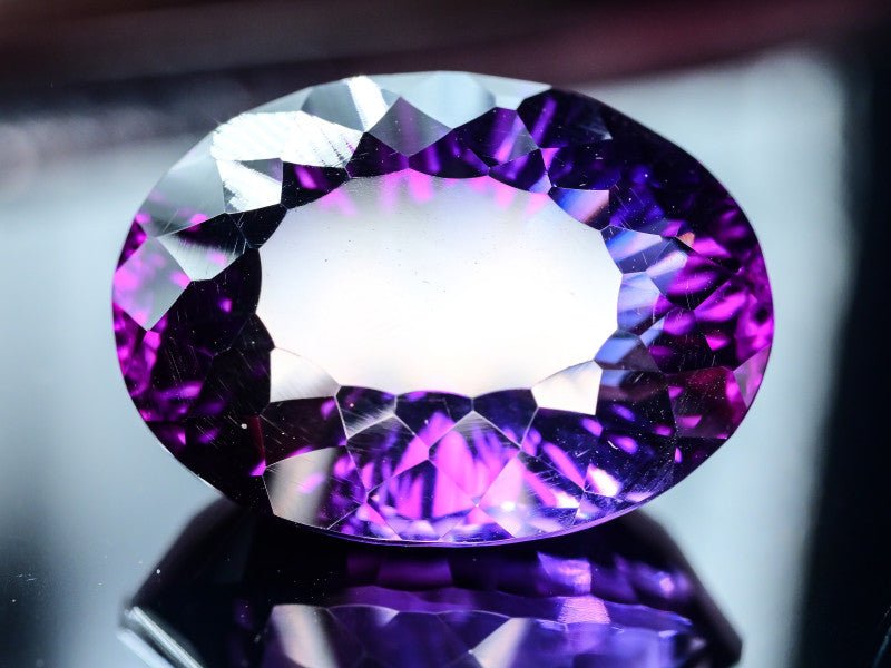 Natural Amethyst 42.83 ct – Purple, Fancy Oval Cut, Untreated, Brazil