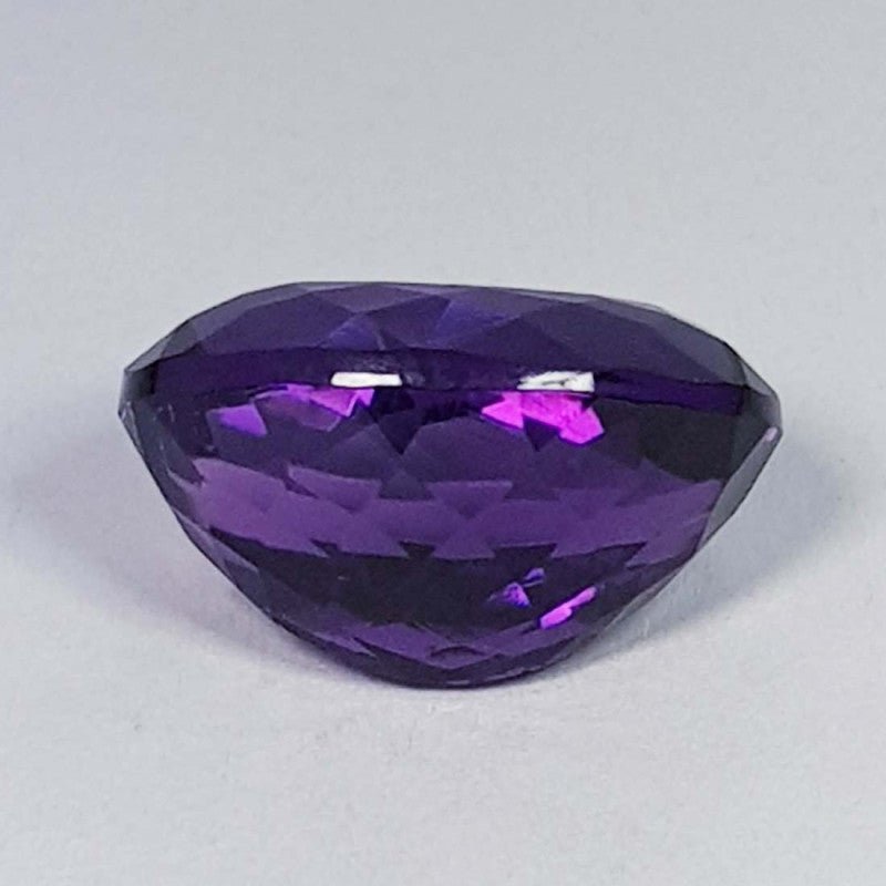 Natural Amethyst 8.47 ct – Purple, Oval Cut, Untreated, Bolivia