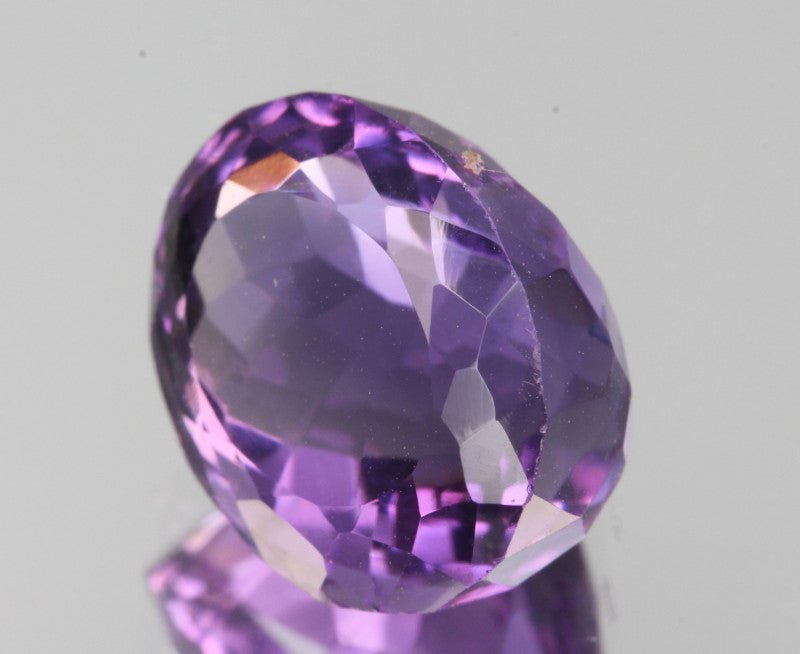 Natural Amethyst 9.10 ct – Purple, Oval Cut, Untreated