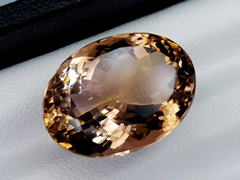 Natural Ametrine 20.00 ct – Purple - Yellow, Oval Cut, Untreated, Bolivia