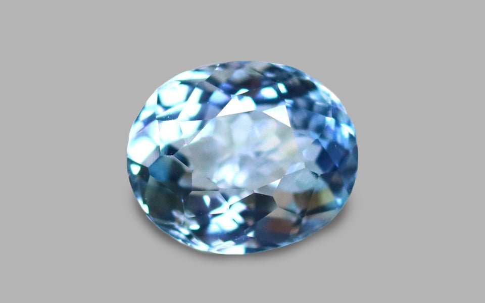 Natural Aquamarine 2.30 ct – Blue, Oval Cut, Untreated, Africa