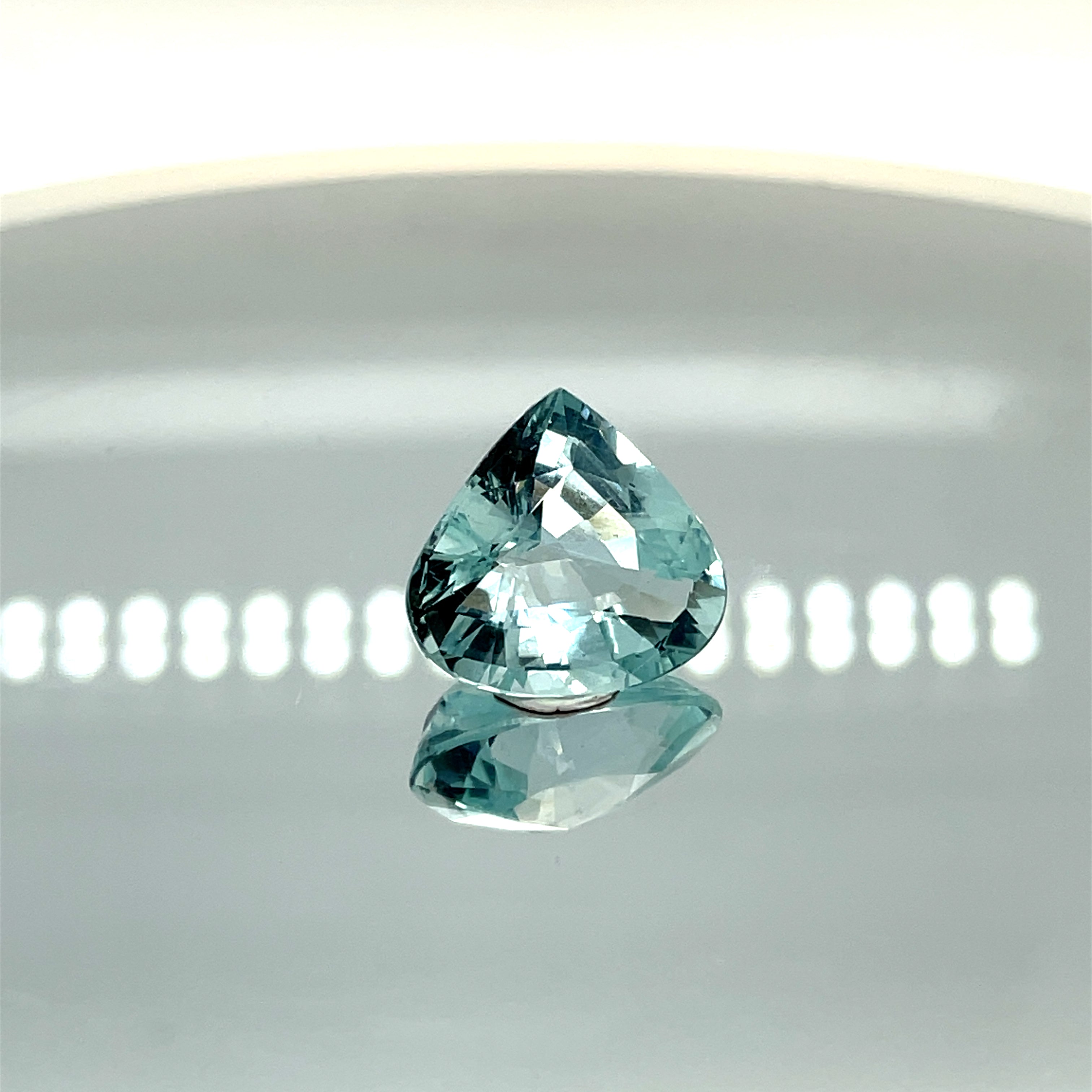 Natural Aquamarine 9.57 ct – Pear Cut, Untreated