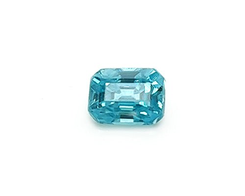 Natural Blue Zircon 5.43 ct – Cushion Cut, Untreated