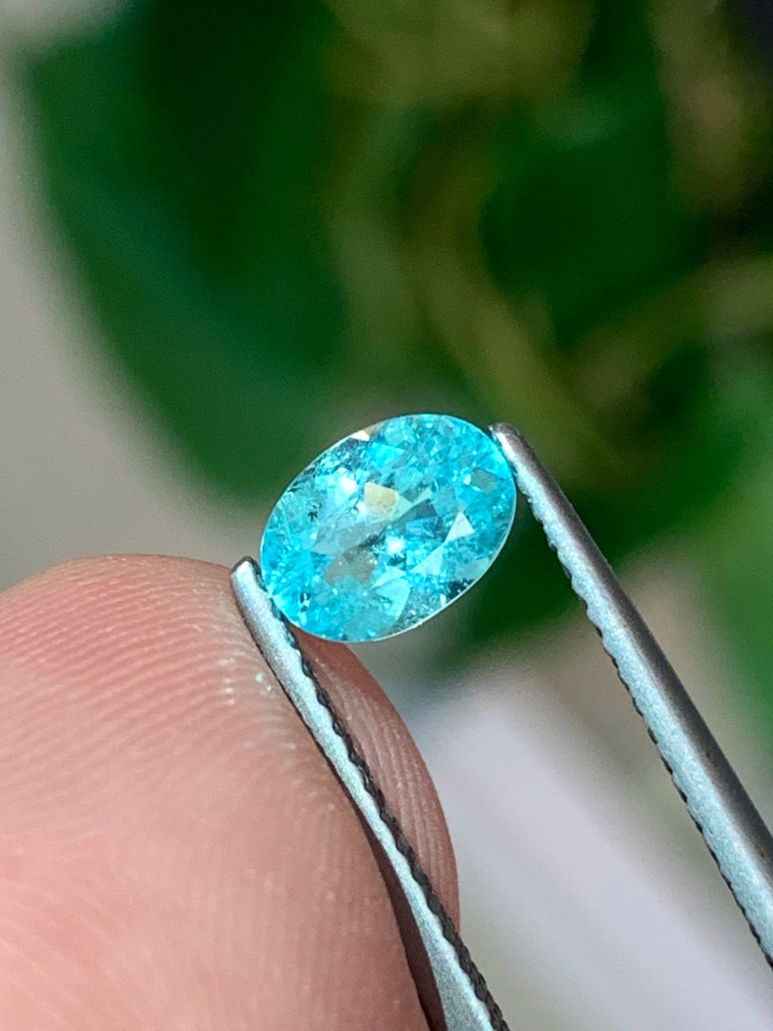 Natural Paraiba Tourmaline 0.75 ct – Oval Cut, Heated, GIA Certified