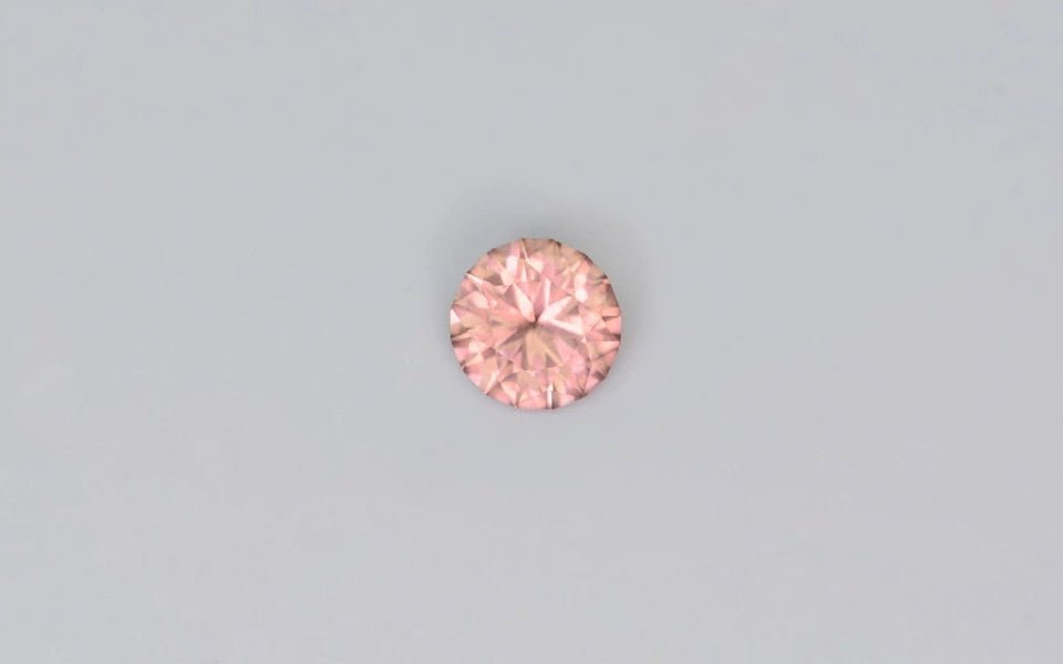 Pink Zircon 0.81 ct – Round Cut, Heated