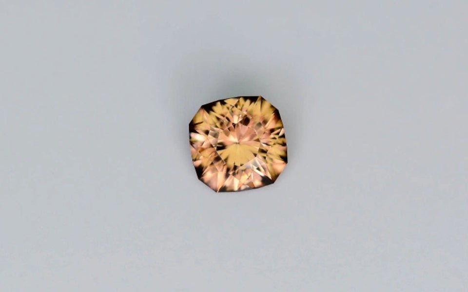 Zircon 1.14 ct – Light Champagne, Cushion Cut